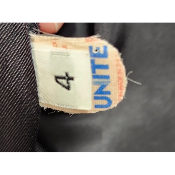 Calvin Klein Wool Long Coat Women’s Sze 4 Charcoal Gray Button Front Classic - Picture 9 of 15